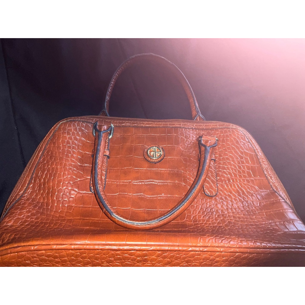 Giani Bernini Satchel Purse Brown